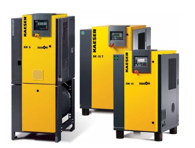 Commercial and industrial air compressors